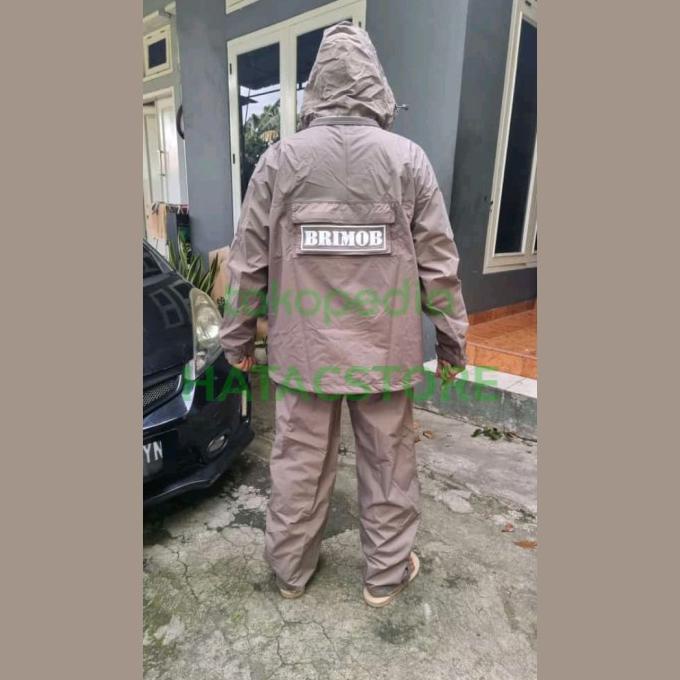 jas hujan raincoat BRIMOB jatah original