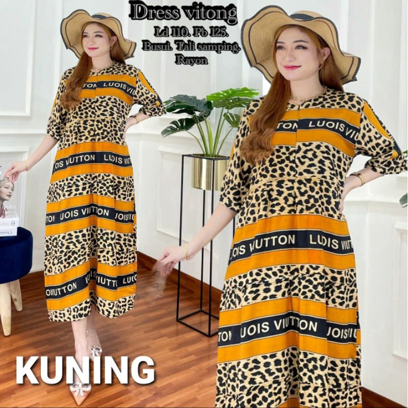 DASTER JUMBO VT BUSUI DRESS TALI SAMPING GAUN TIDUR MOTIF MEWAH