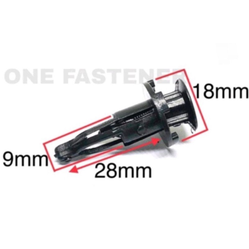 Klip Kancing Bumper Mobil Plastik Rivet toyota innova fortuner yaris altis camry wish