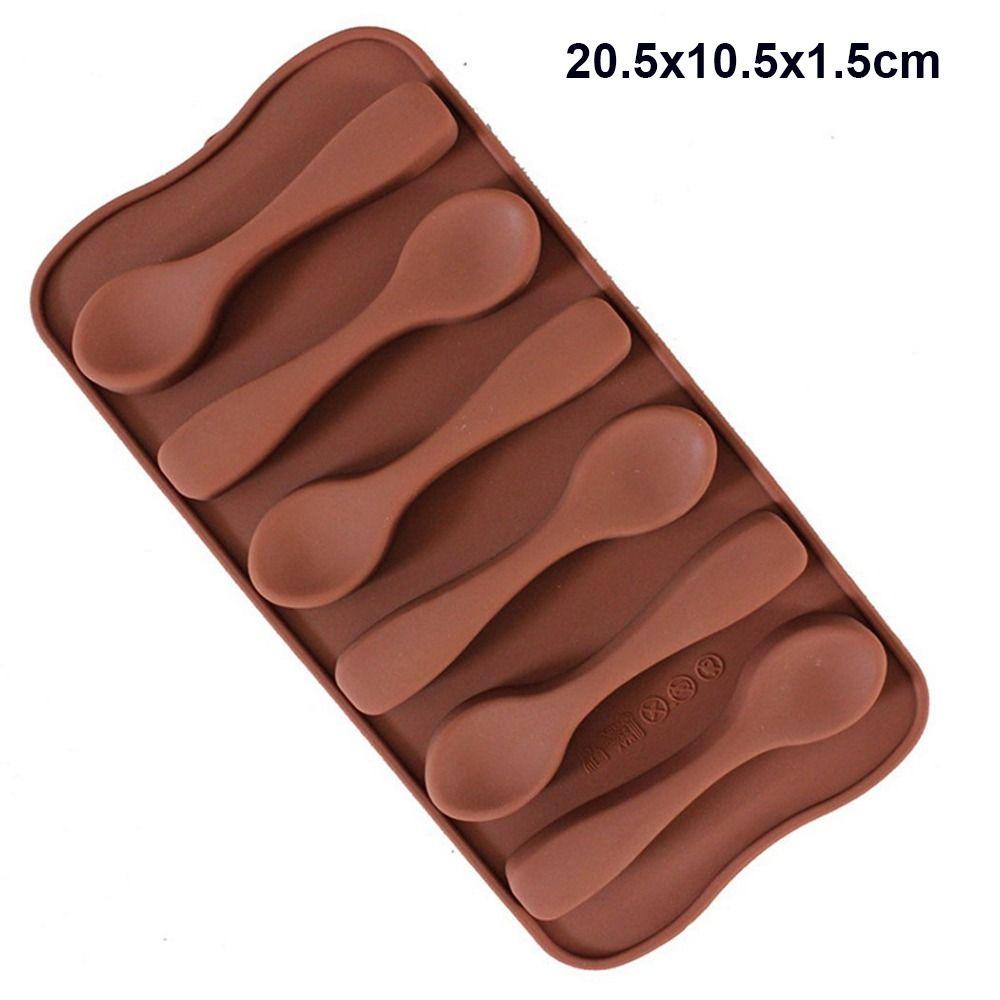 Solighter 2Pcs Cetakan Coklat Dekorasi Dapur Cookie Mould Candy Mold Food Grade