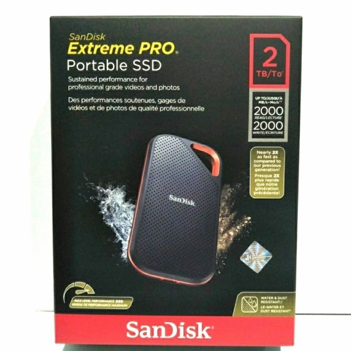 SanDisk Extreme Pro Portable SSD E81 V2 2TB 2000MB/s USB 3.2