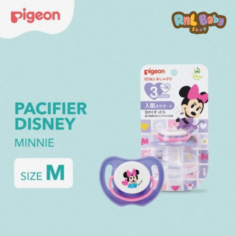 Pigeon Pacifier Fun Friends Disney Mickey &amp; Minnie - Empeng Bayi