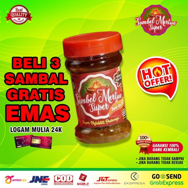 

Paket Sambel/Sambel Teri /Sambel Tuna/Sambel Ayam Suwir/Sambel Cumi/Sambel Sapi