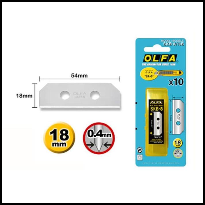 

Pisau Refill Blade Olfa Skb-8/10B Untuk Cutter Sk-8