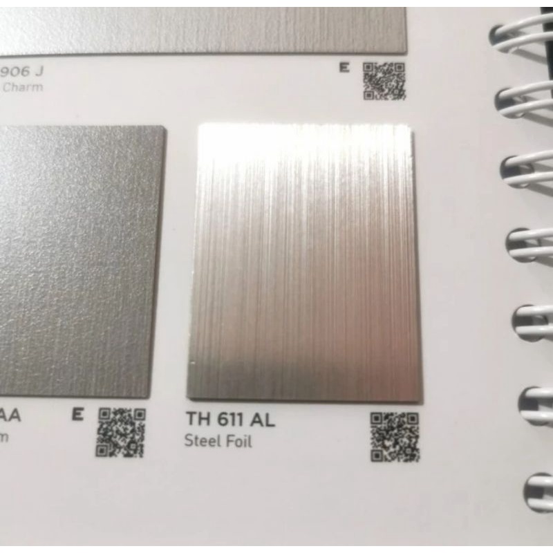 HPL TACO TH611AL steel foil silver kilap