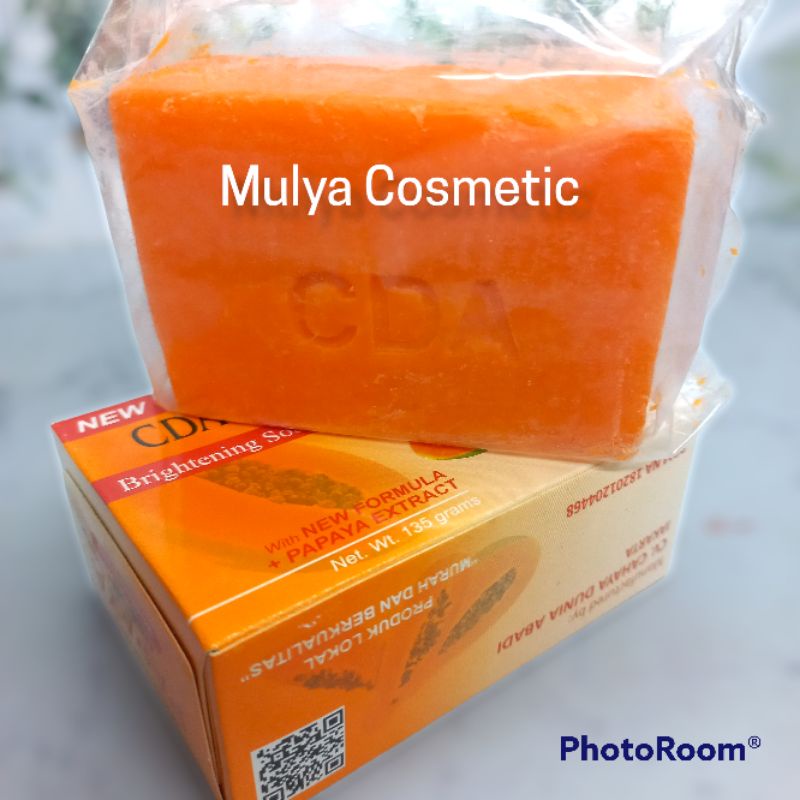 (CDA) SABUN PAPAYA PENCERAH 135 GRAM BPOM