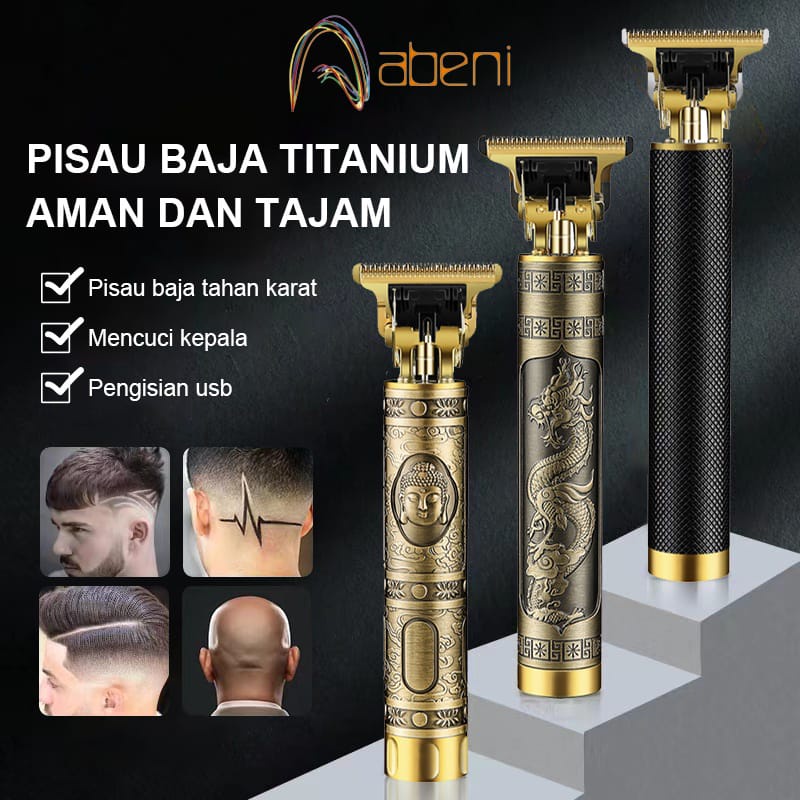 (FO)Alat Cukur Rambut Elektrik Mesin Potong Rambut Hair Clipper Alat Potong Rambut Cliper Rambut Cordless Professional