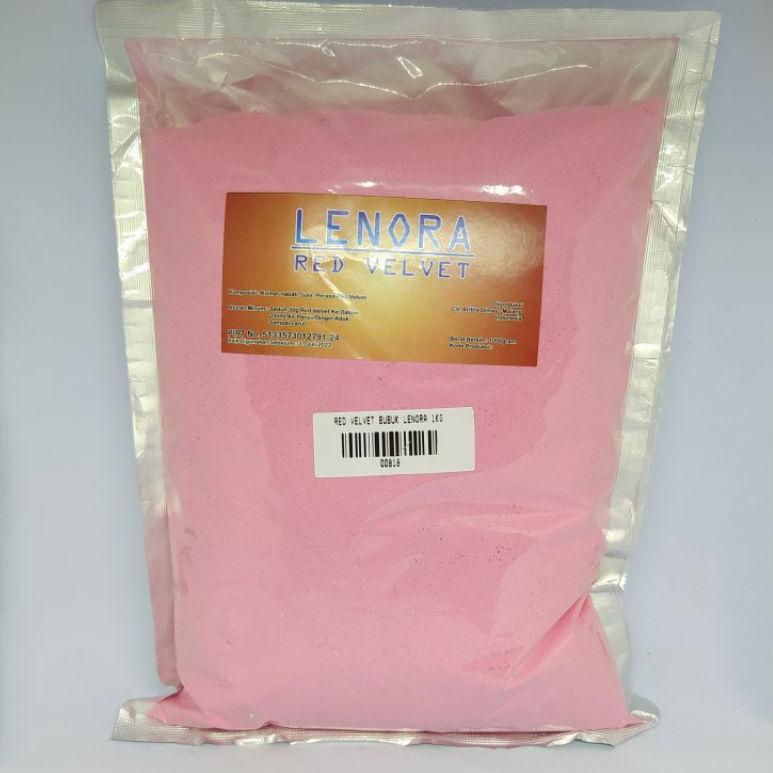 

㊔ Lenora red velvet 1kg/ Bubuk Minuman/ Powder Drink Red Velvet ☼