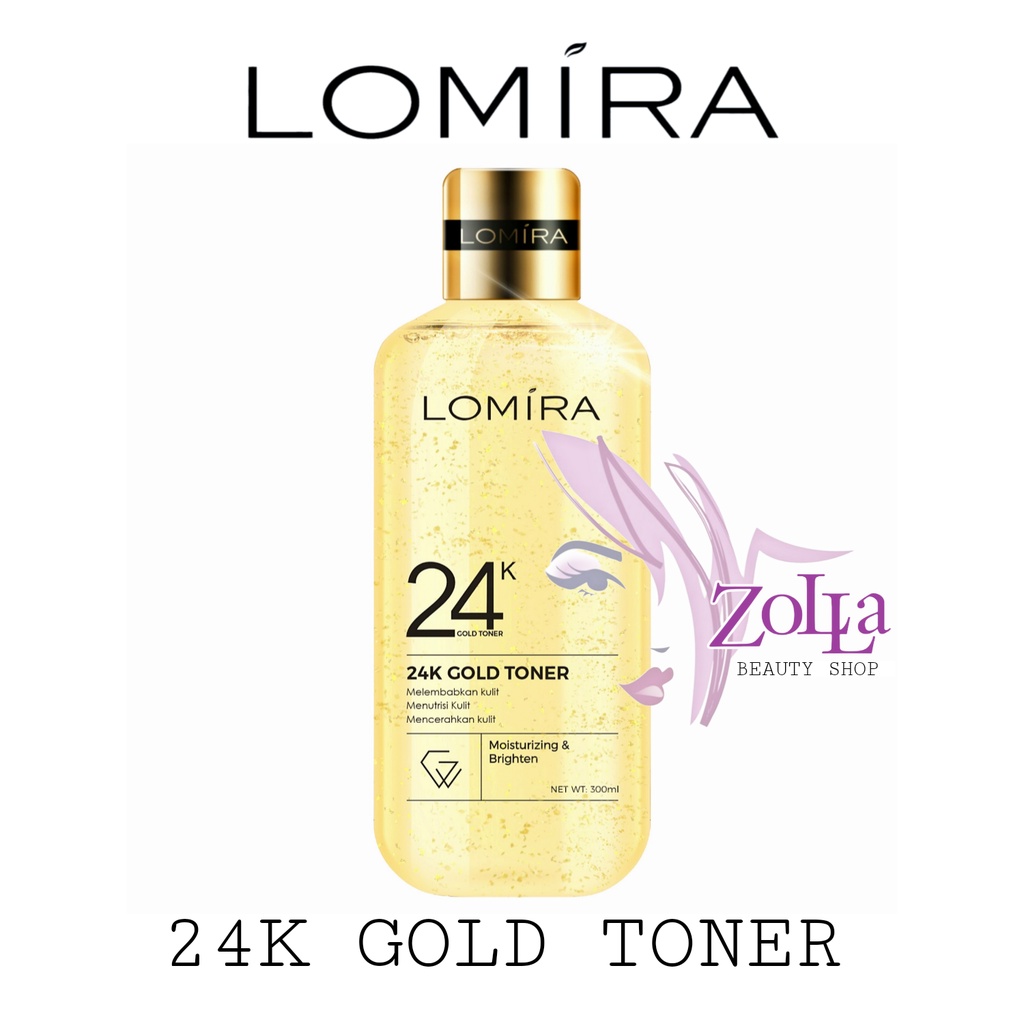 LOMIRA 24K GOLD TONER - BPOM - TONER LOMIRA GOLD 24K - TONER MURAH