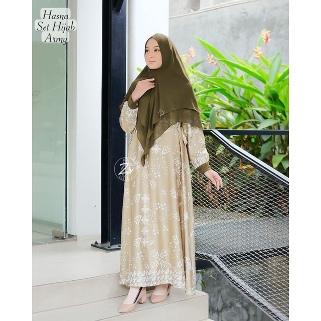 hasna set hijab by zr