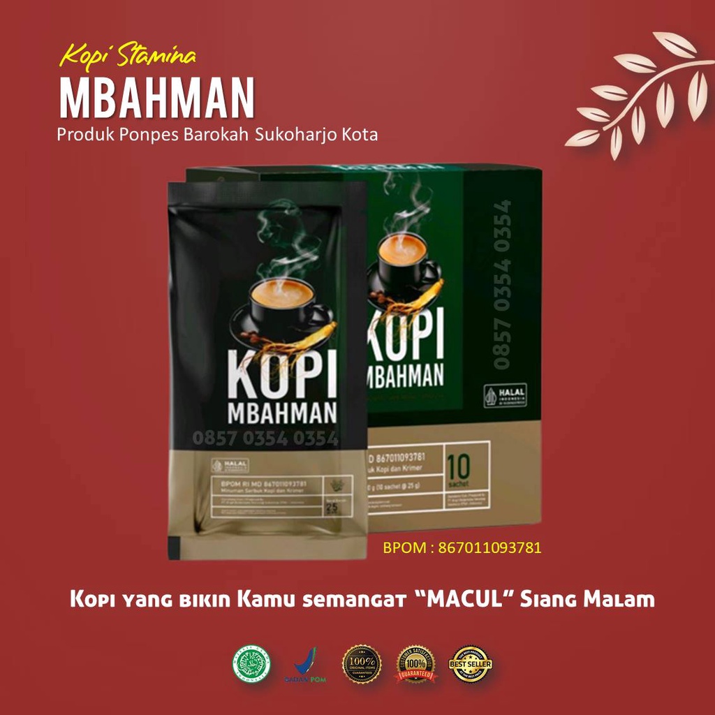 

1 Sachet Kopi Mbah Man