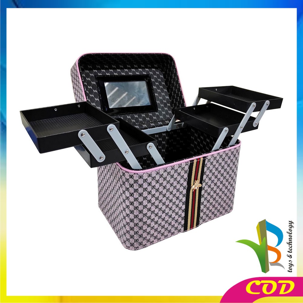 RB-K1 BOX MAKE UP/Kotak Kosmetik/Beauty Case/Tas Kosmetik/Make Up Case/ WATERPROOF/Koper Makeup