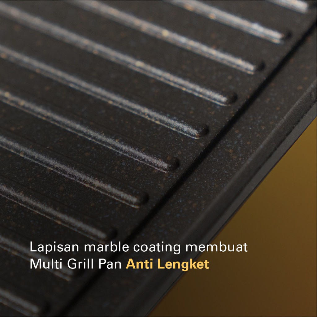 Alat panggang Multi Grill Pan - alat panggang teflon marble Multigrill Multigrillpan Nupon