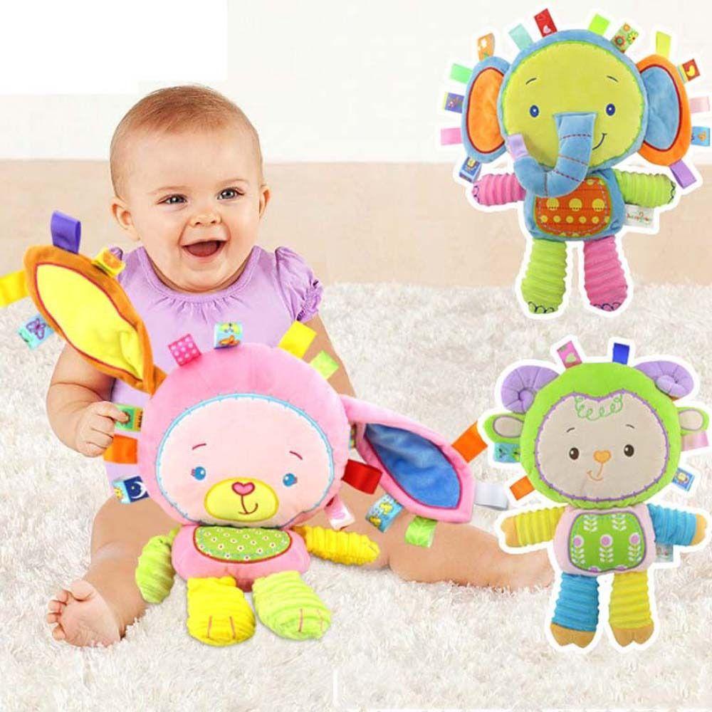 Needway  Mainan Bayi Mainan Kerincingan Hewan Lucu Hewan Indah Mewah Lembut Mewah Mukena Edukasi Dini Bayi Mainan Boneka Plush Doll Plush Animal Toy