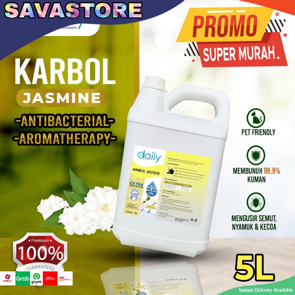 KARBOL DAILY KONSENTRAT 5 LITER ANTIBACTERIAL ANTI NYAMUK &amp; SERANGGA PREMIUM KARBOL