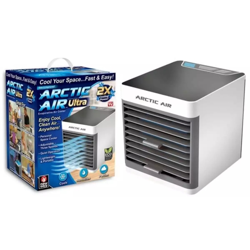 Ac Mini Portable USB Artic Air Cooler Fan Mini FZ-005 Pendingin Ruangan Mini Lampu LED High Quality