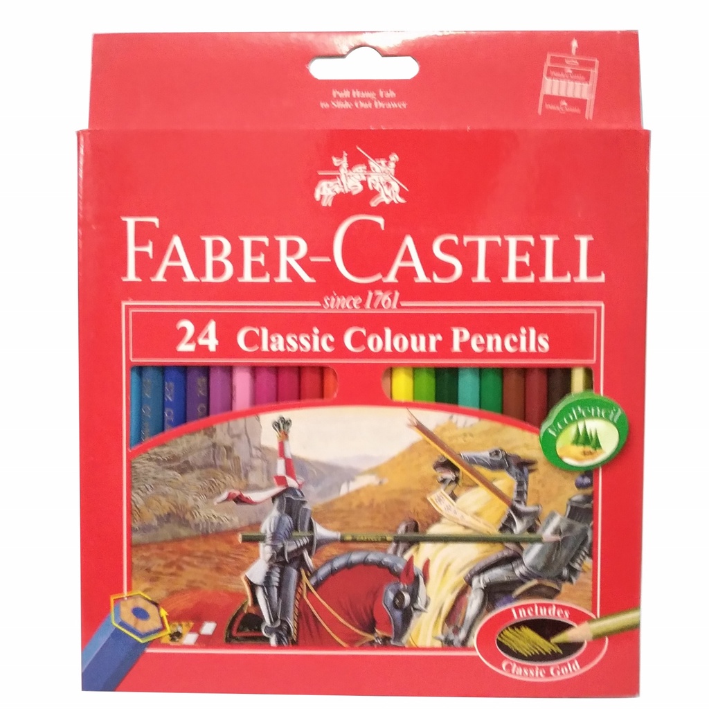 

Faber Castell Classic Colour Pencils - 24 Warna