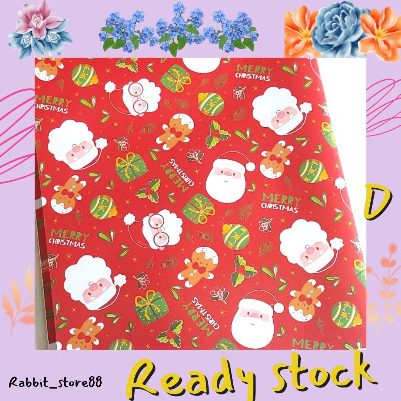 

RBT-Kertas Kado Bungkus Kado Edisi Natal Christmas/Hadiah/Kado