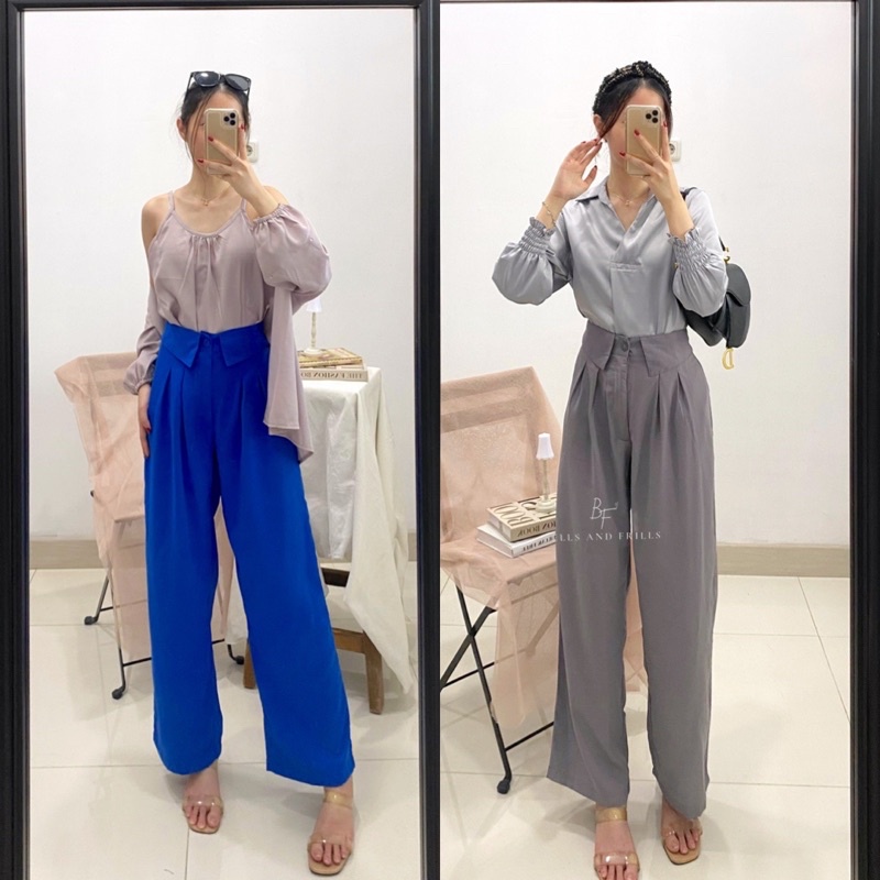 SHURI Pants / Celana Jennie / Long Pants Formal / Korea Kulot P17