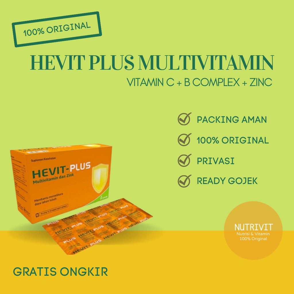 Hevit Plus Multivitamin dan Zinc