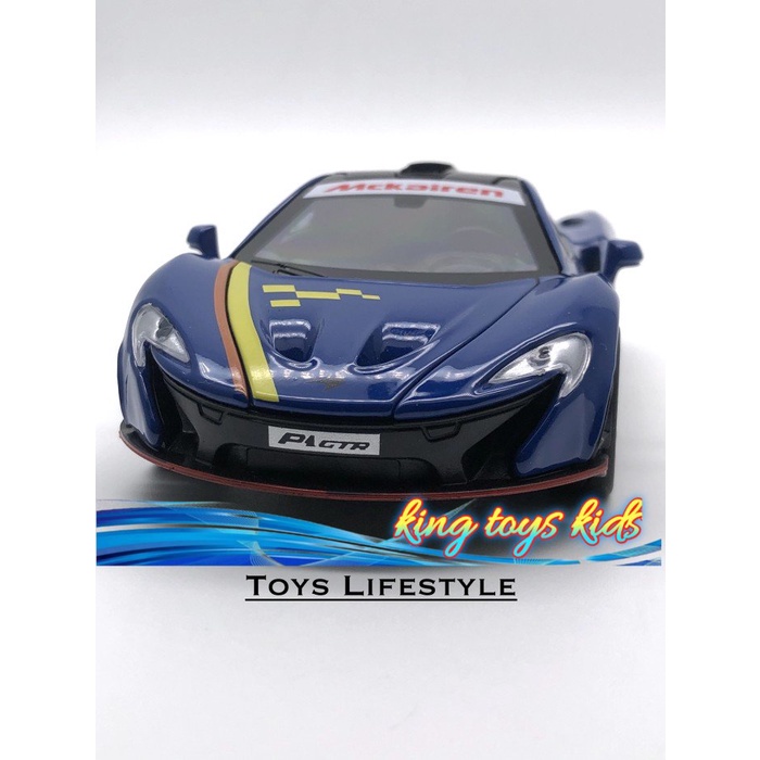 BARU / Mainan Mobil Diecast McLaren P1 GTR 1:32 (Biru)