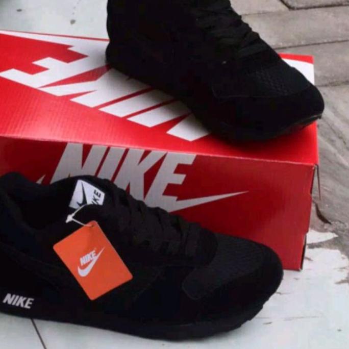 Quality Control✅Sepatu Sekolah Sneakers Nike Anak Perempuan Laki SD SMA Warna Hitam Polos Wanita|SQ1