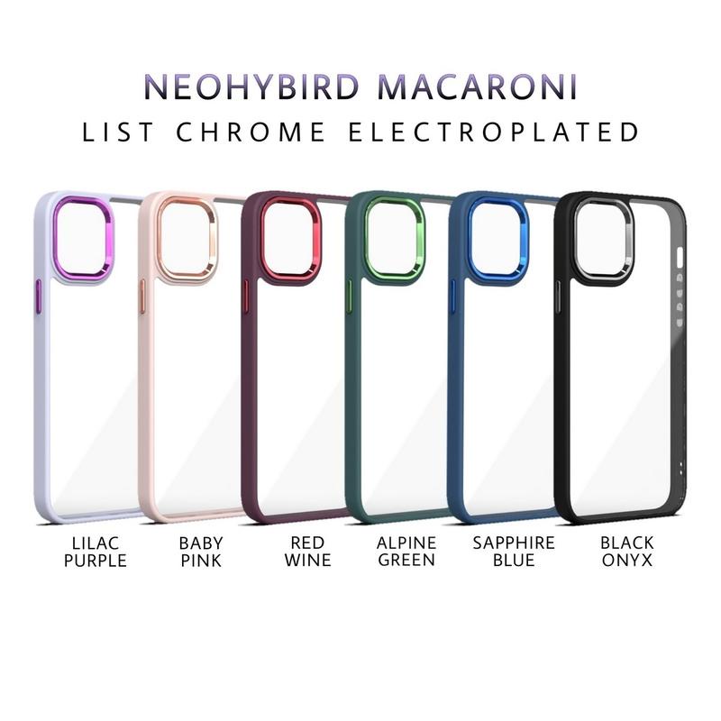 OPPO A15 A15S A3S A5 A5S A7 A11K A12 A54 A16 A55 5G | NEOHYBIRD PREMIUM SQUARE CASE LENS CHROME