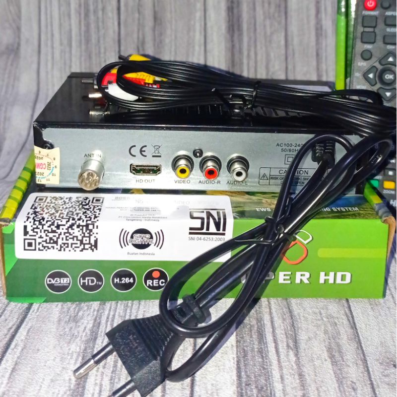 Set top box HARIMAU / KOMODO SUPER HD 168 GOL