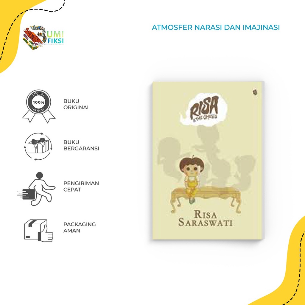 [ PROMO ]  Buku Risa & The Ghosts [ Peter - Hans - Janshen - Hendrick - William - Risa & Ghosts ] - 