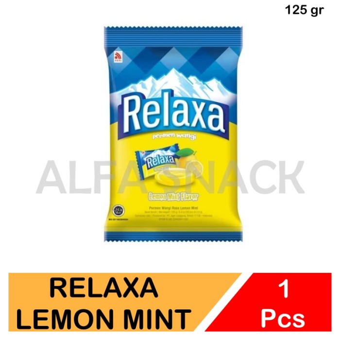 

Relaxa Lemon Mint Flavor Kemasan 125 gram 50 pcs