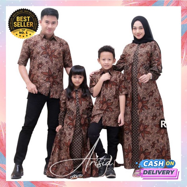 Set Gamis Keluarga Pakaian Cupel Lebaran 2023 Bj Kopel Kondangan Baju Lamaran Pria Wasnita Terbaru B