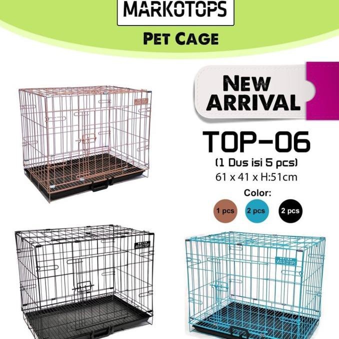 PET CAGE MARKOTOPS TIPE 02 61CM KANDANG HEWAN KUCING ANJING KELINCI