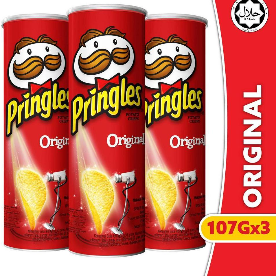 

⇓ Pringles Original Chips 107 gr x 3 pcs
