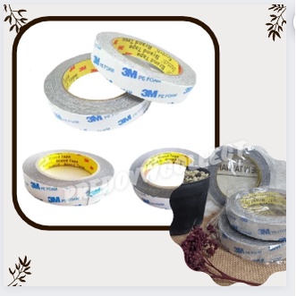 

►DOUBLE TAPE 3M BUSA PE FOAM TAPE 2 CM X 4.5 M PEREKAT MOBIL & MOTOR | Double Tape 3m Pe Foam / Solasi BB Busa 23mm X 4.5 M