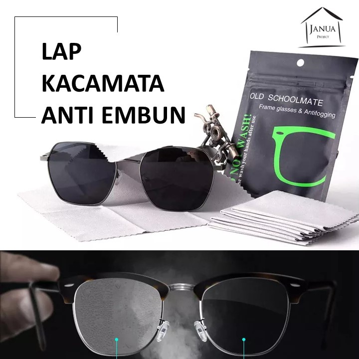 JANUA Original Kain Lap kacamata Anti Embun | Lap Kacamata anti fog | Lap anti embun