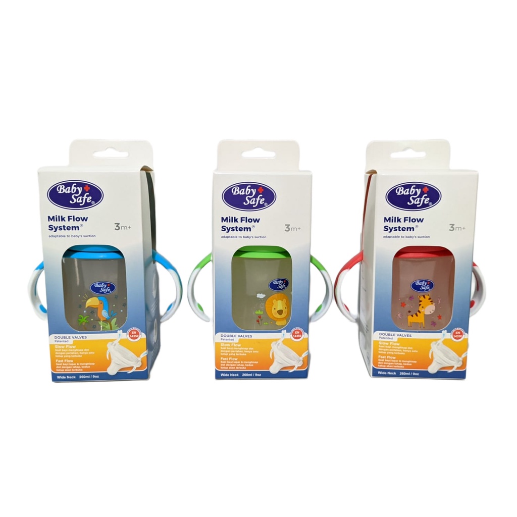 BabySafe Wide Neck Bottle 260 ml