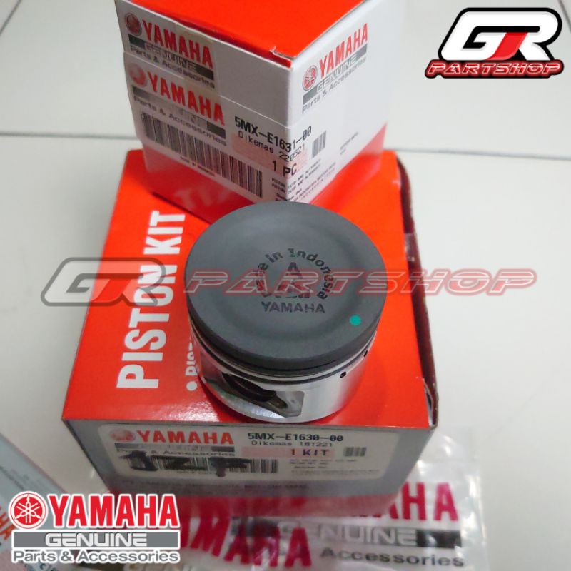 PISTON KIT 5MX MIO SPORTY SMILE SOUL FINO NOUVO ORI YGP ORIGINAL YAMAHA SEHER SET