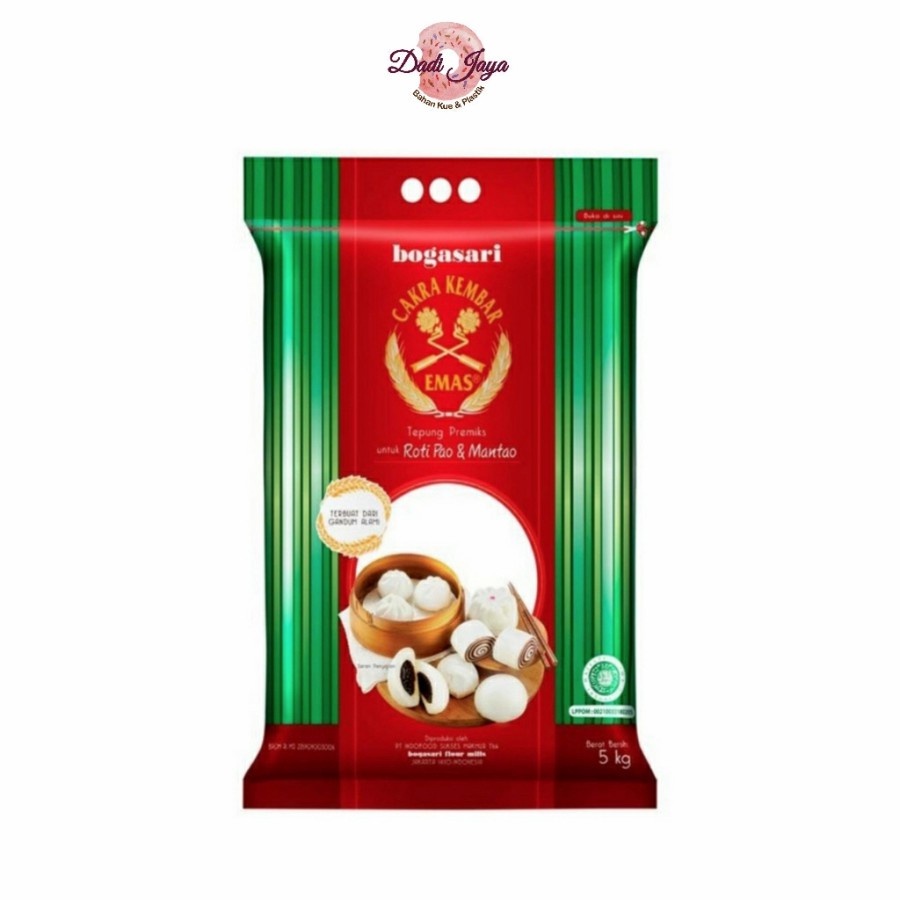 

Tepung Cakra Kembar Emas Pao 5kg