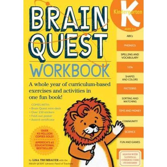 

Brain Quest Workbook: Kindergarten [With Stickers] - 9780761149125