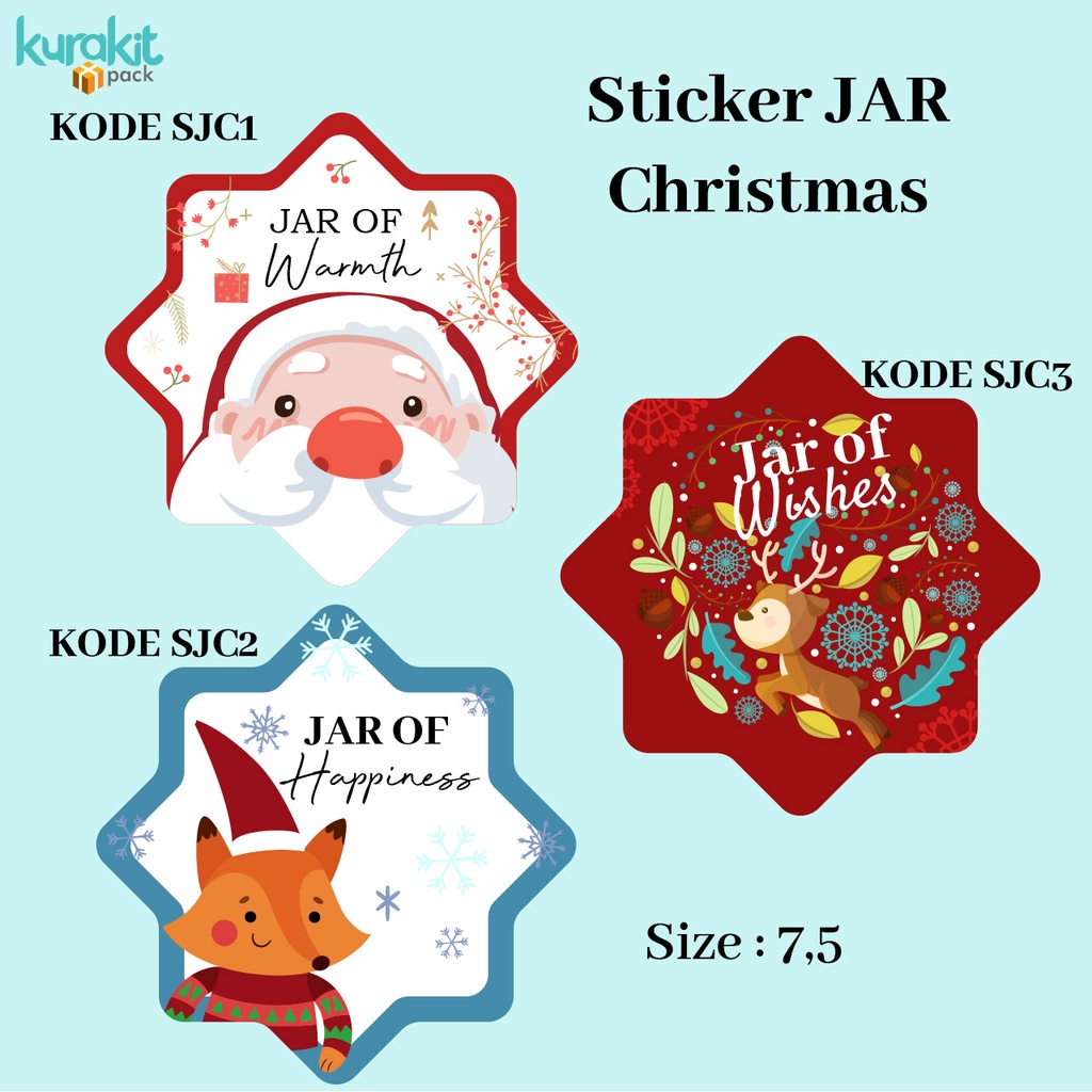 

Stiker Tutup Toples Christmas, Stiker Christmas Edition
