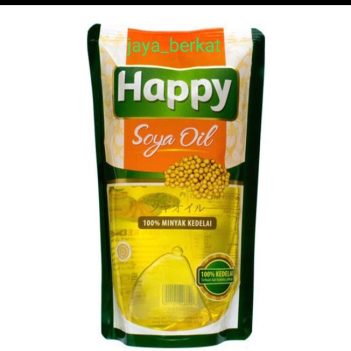 

Happy soya oil pouch 1lt