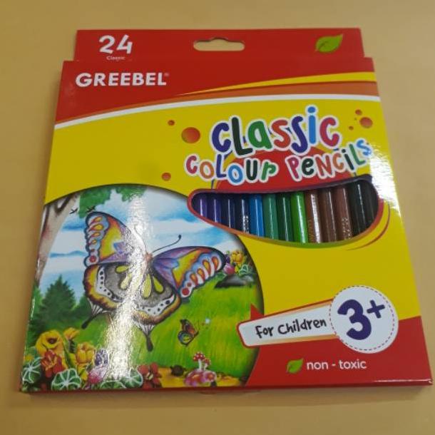 

PENSIL WARNA GREEBEL 24 WARNA CLASSIC TERLARISS...,,,,,