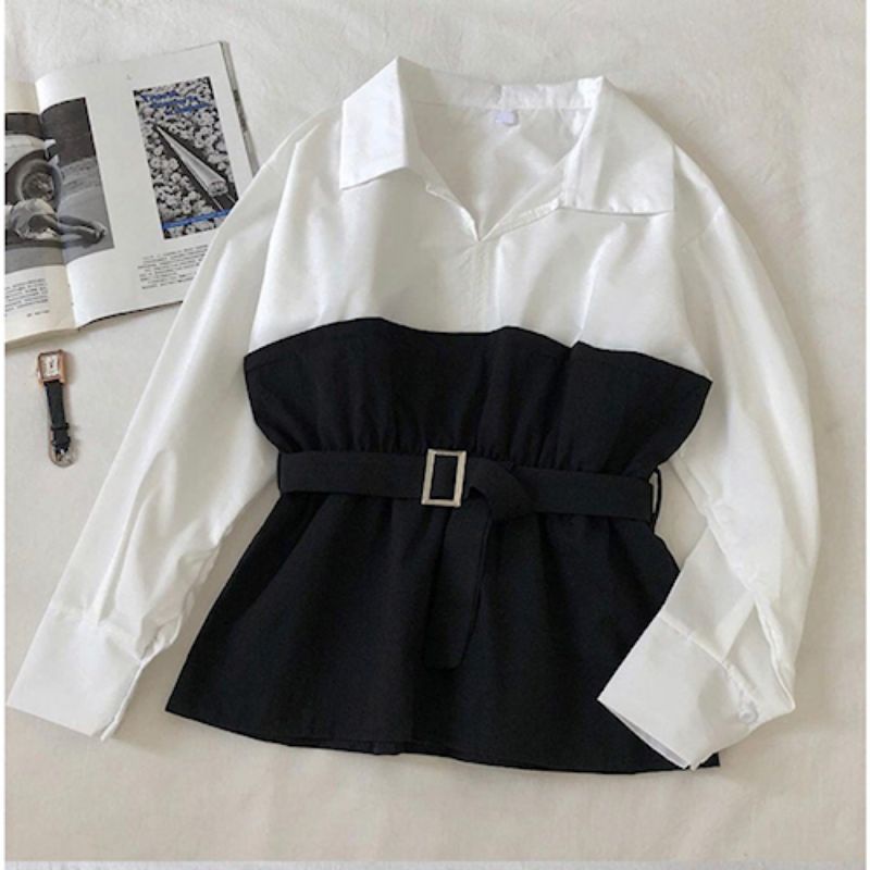 BAJU WANITA RORO TOP BLOUSE WANITA BLOUSE KOREA ATASAN WANITA PAKAIAN T