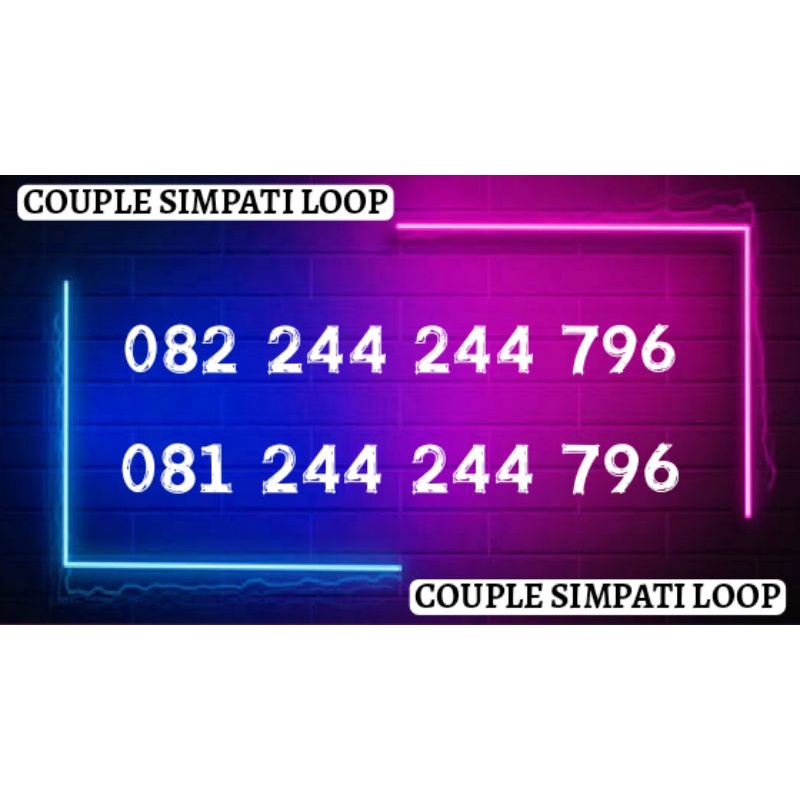 Kartu Telkomsel Cantik Nomor Couple Telkomsel Simpati LOOP ABB ABB