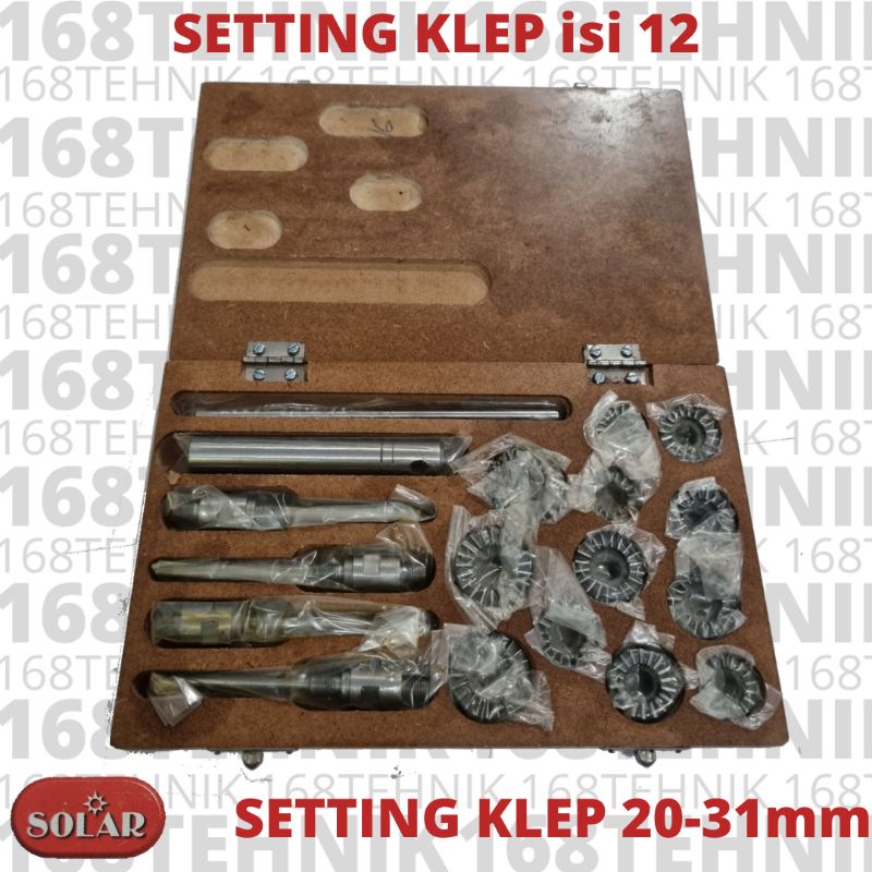 SETTING KLEP 20-31MM / SETTING KLEP MOTOR / SELTING KLEP ISI 12 PCS