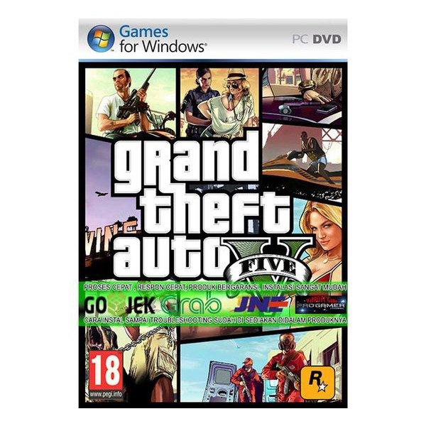 Jual Grand Theft Auto V - Gta V - Gta 5 - Cd Game Pc Gaming Komputer Pc ...