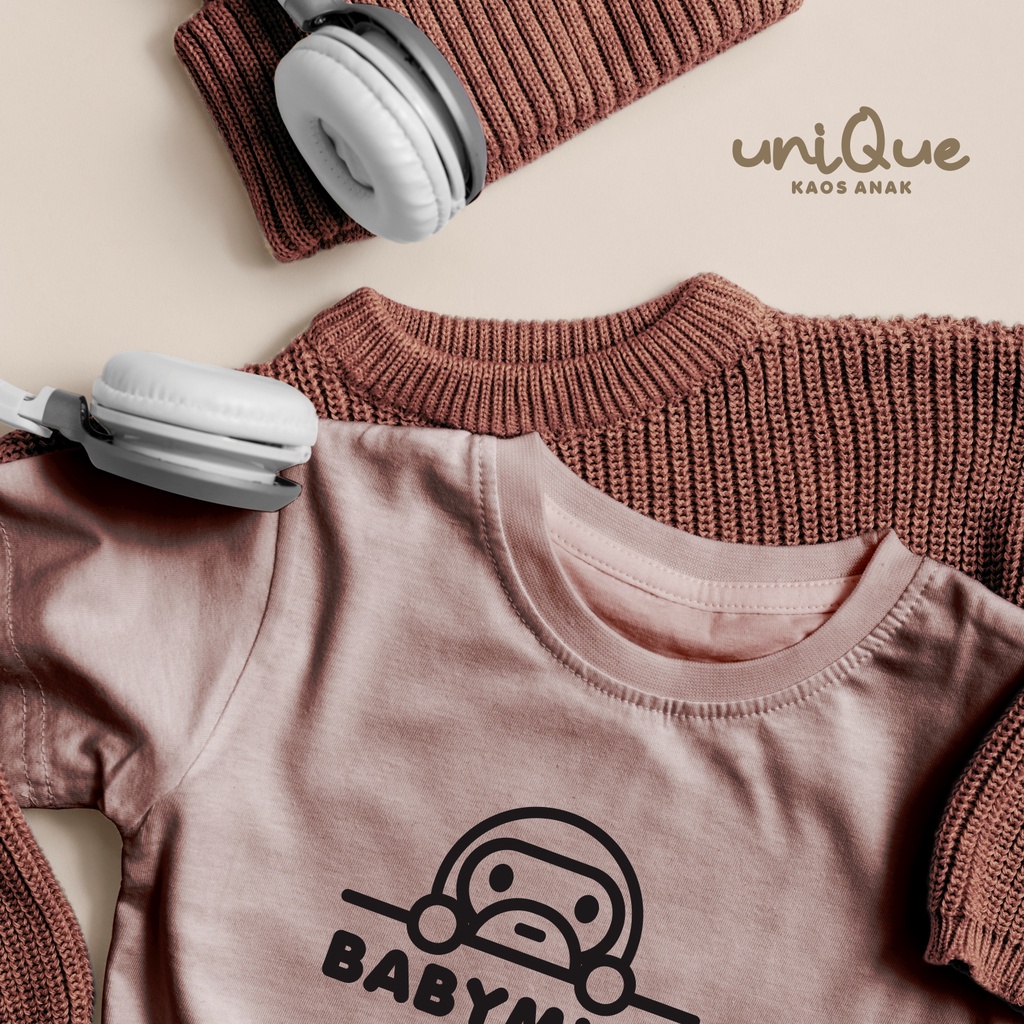 Kaos baju anak premium usia 1-12 tahun unisex bahan cotton // kaos anak branded // atasan anak distro // BABYMILO