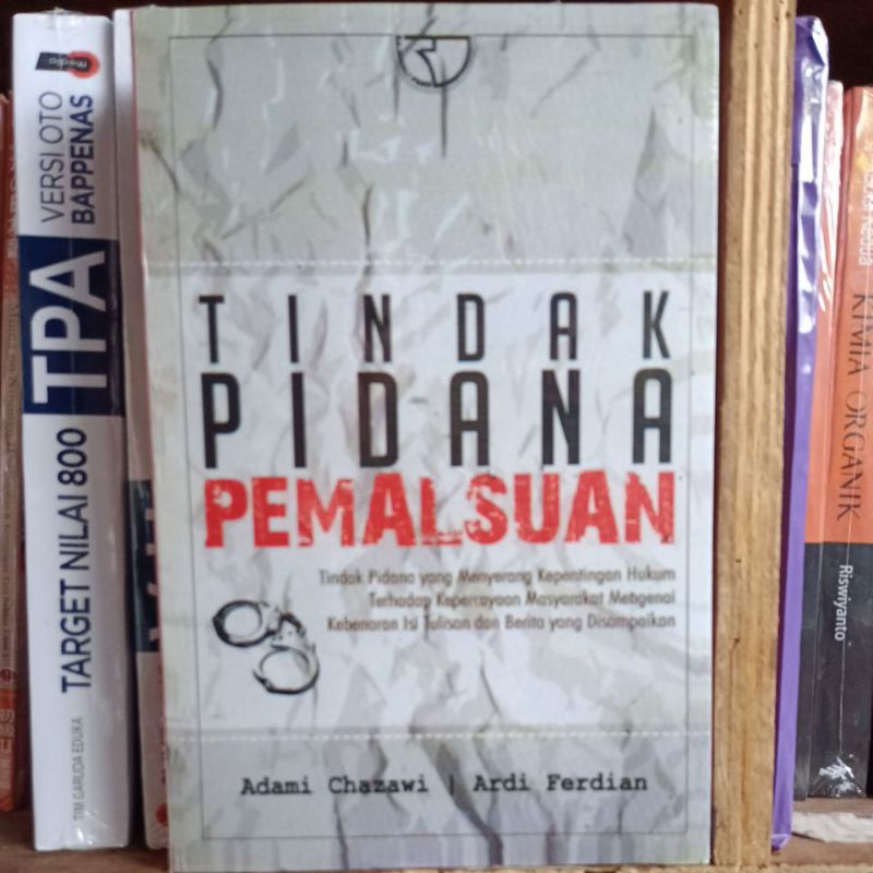 Jual Buku Tindak Pidana Pemalsuan | Shopee Indonesia