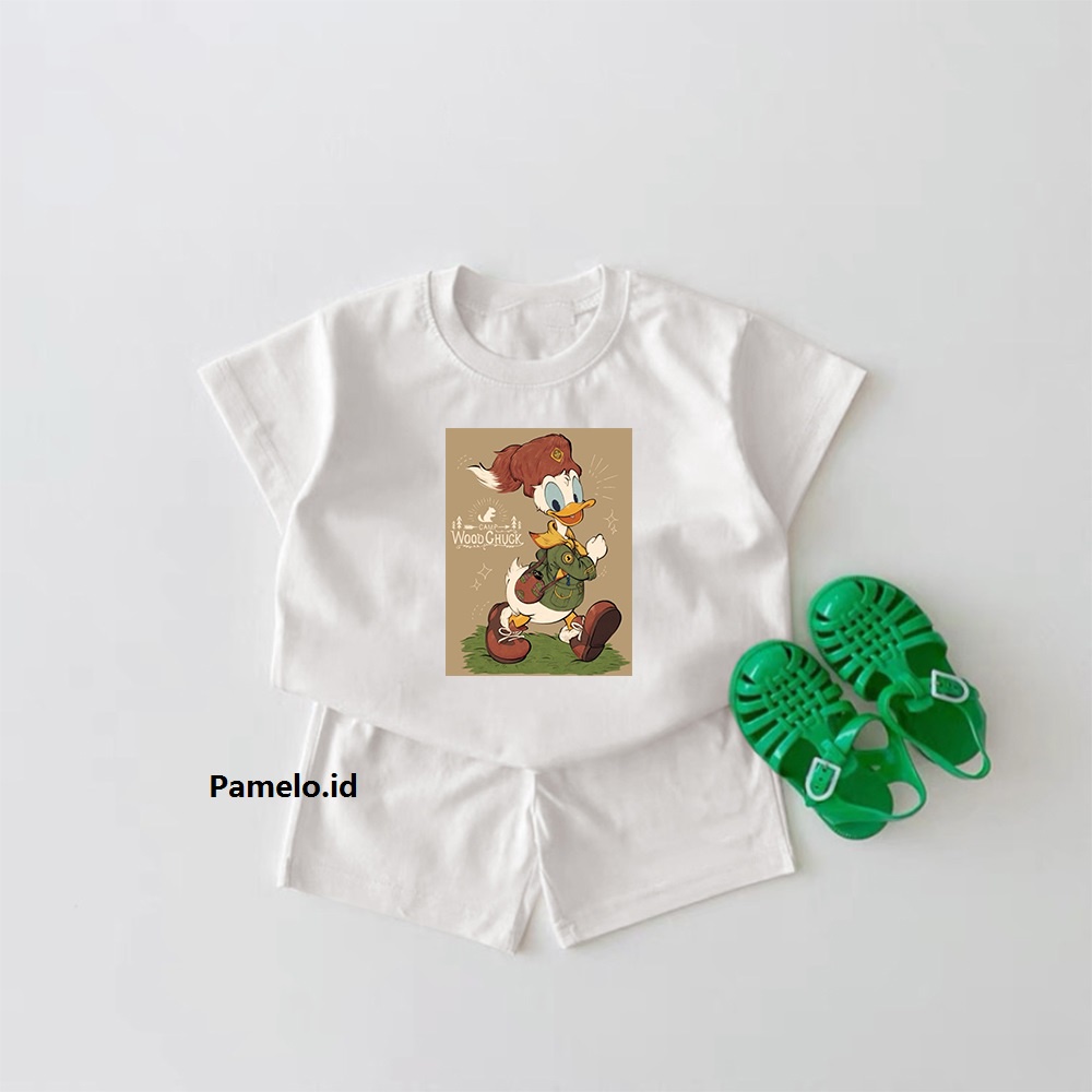 Pamelo.id Set Anak Viral / D0nal Camp / Fashion Anak / Stelan baju anak / Korea Style / Set Balita