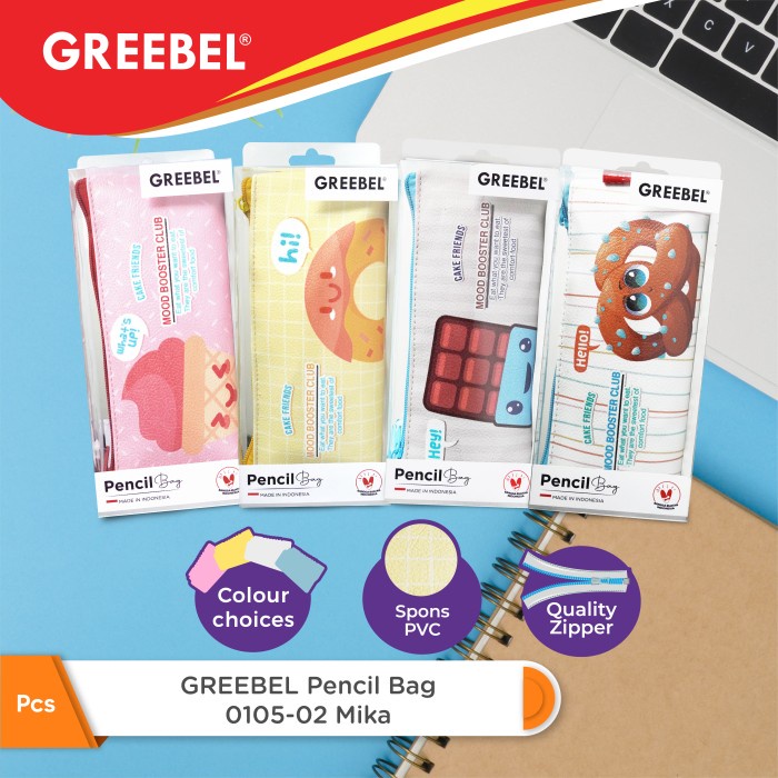 

Tempat Pensil Greebel Pencil Bag 0105-02 Mika